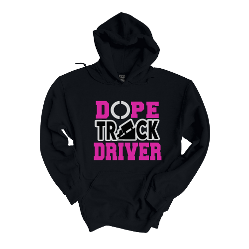 Dope Truck Driver Hoodie Pink